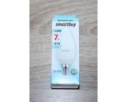 Лампа светодиодная Smartbuy Свеча С37, цоколь Е14 - 7.0w/4000 (SBL-C37-07-40K-E14)