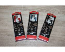 USB- I-Phone6/7 дата кабель цветные, угловые штекеры, 1м USB- I-Phone6/7 дата кабель цветные, угловые штекеры, 1м