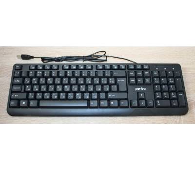 Клавиатура USB Perfeo Classic (PF-3093), черная Клавиатура USB Perfeo Classic (PF-3093), черная