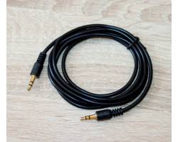 Кабель AUX 3,5" черный Кабель AUX 3,5" черный