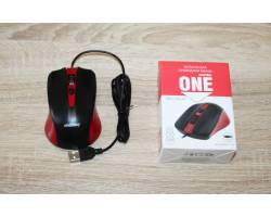 Мышка USB Smartbuy ONE 352 красно-черная Мышка USB Smartbuy ONE 352 красно-черная