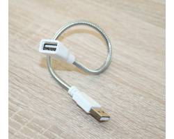 Удлинитель-переходник USB на гибкой ноге 25см Удлинитель-переходник USB на гибкой ноге 25см
