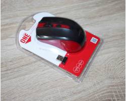 Мышка беспроводная Smartbuy One 352, 3 кнопки, черно-красная