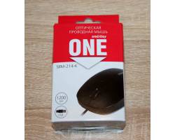 Мышка USB Smartbuy One 214-K, черная