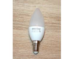 Лампа светодиодная Smartbuy Свеча С37, цоколь Е14 - 7.0w/6000 (SBL-C37-07-60K-E14)