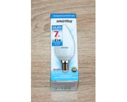 Лампа светодиодная Smartbuy Свеча С37, цоколь Е14 - 7.0w/6000 (SBL-C37-07-60K-E14)
