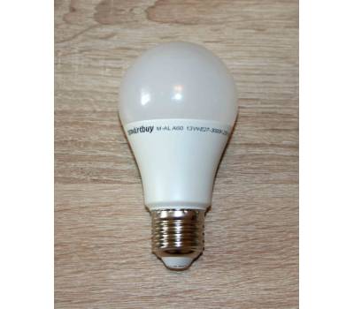 Лампа светодиодная Smartbuy Шар A60, цоколь Е27 - 13.0w/3000 (SBL-A60-13-30K-E27) Лампа светодиодная Smartbuy Шар A60, цоколь Е27 - 13.0w/3000 (SBL-A60-13-30K-E27)