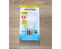 Лампа светодиодная Smartbuy Шар A60, цоколь Е27 - 13.0w/3000 (SBL-A60-13-30K-E27)