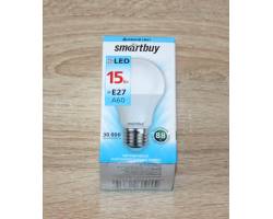 Лампа светодиодная Smartbuy Шар A60, цоколь Е27 - 15.0w/4000 (SBL-A60-15-40K-E27)