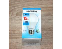 Лампа светодиодная Smartbuy Шар A60, цоколь Е27 - 15.0w/6000 (SBL-A60-15-60K-E27)