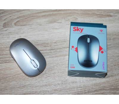 Мышка беспроводная Perfeo SKY DPI 1200, серебро