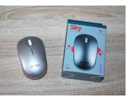 Мышка беспроводная Perfeo SKY DPI 1200, серебро Мышка беспроводная Perfeo SKY DPI 1200, серебро